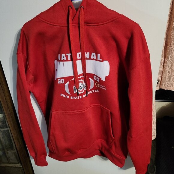 Other - MENS HEAVY DUTY FLAWED 2025 OHIO STATE NATIONAL CHAMPIONSHIP HOODIE SZ 2XL